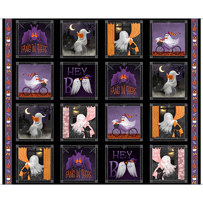 Quilting Treasures Going Batty! Ghost Tales Picture Patch Panel