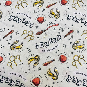 Harry Potter Seeker in Training Cotton Fabric | Camelot Licensed Fabrics