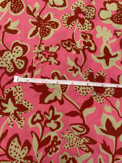 Viscose Floral Print Remnant