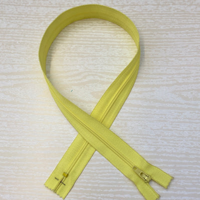 Closed End Zips Yellow