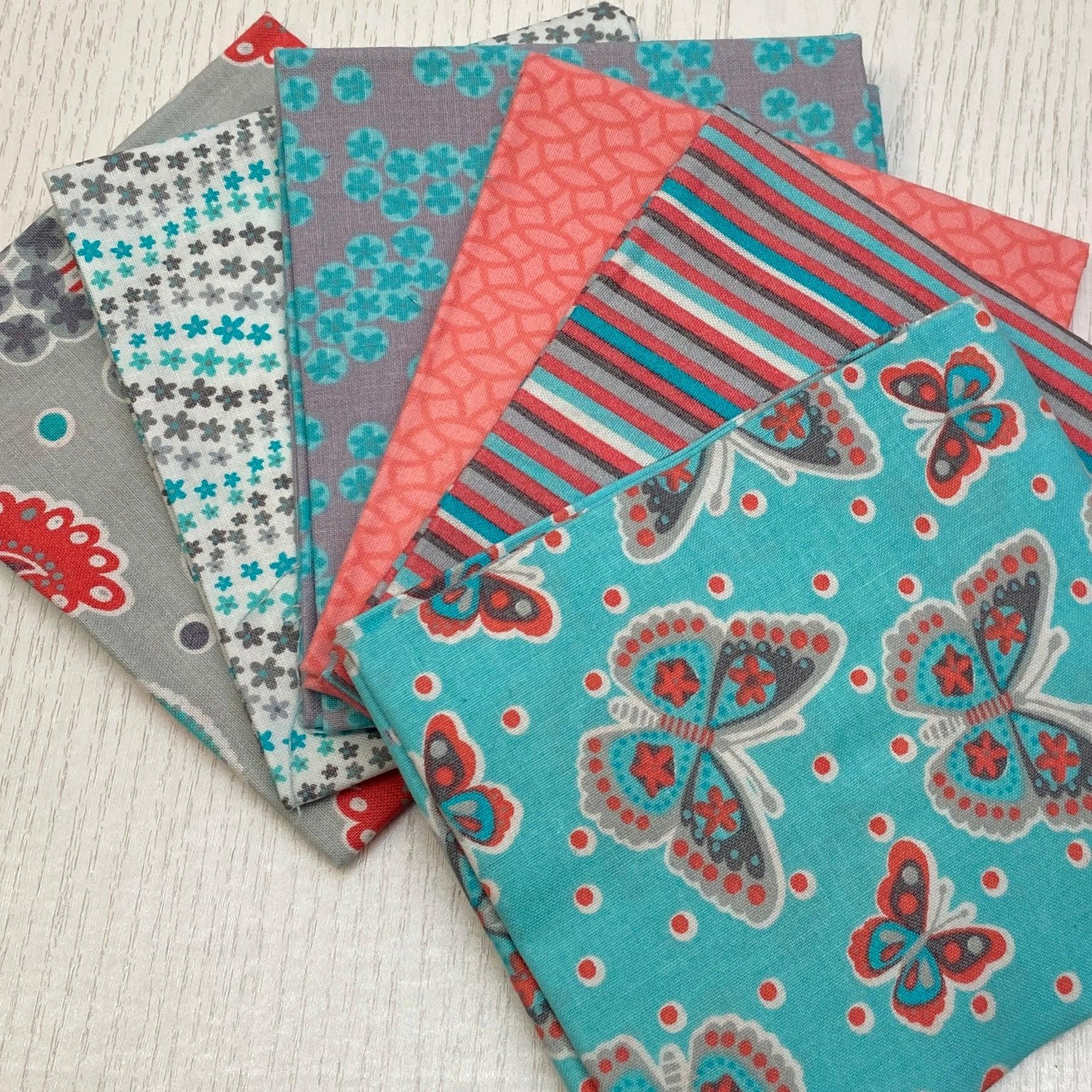 Grayson Cotton Fabric Fat Quarter Bundle | Sunnyside Fabrics UK ...