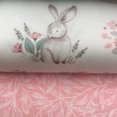 Sweet Woodland Grey Quilting Cotton Fabric | 3 Wishes Fabric | Licensed by Jo Taylor