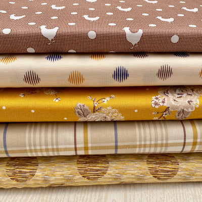 Stuart Hillard Nutmeg Cotton Fabric Bundle