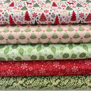 Craft Cotton Co Scandi Spirit – Woodland Christmas Fabric Bundle