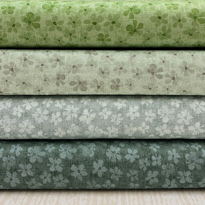 Petal Palette Green Tones Bundle Quilting Cotton Fabric – Debbie Shore