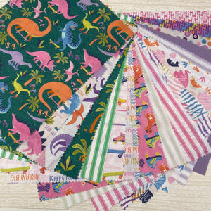 Petite Patchwork Pack, Jurassic Joyrides Cotton Fabrics