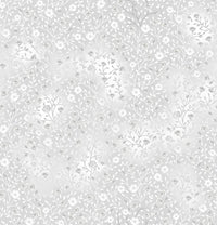 Fin Fabrics Bloom and Blend White Cotton Fabric