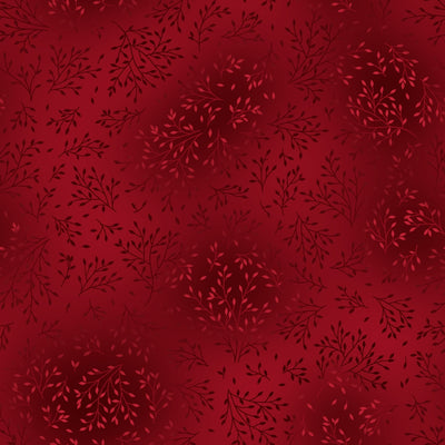 Fin Fabrics Bloom and Blend  Burgundy Cotton Fabric
