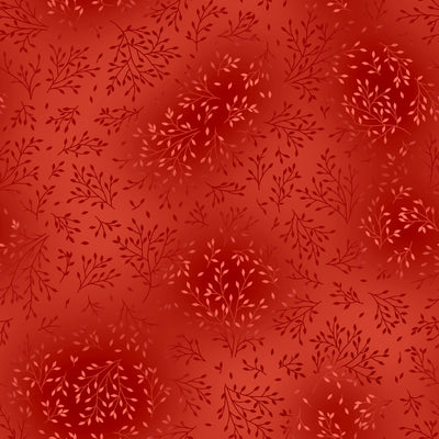 Fin Fabrics Bloom and Blend Red Cotton Fabric