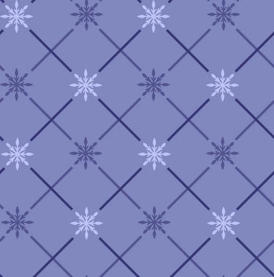 Christmas With Cooper Snowflakes | Fin Fabrics | FINCWC-9
