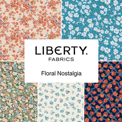 Liberty, Floral Nostalgia Fat Quarter Bundle, Quilting Cotton Fabric