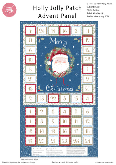 Holly Jolly Patch – Advent Calendar | Craft Cotton Co