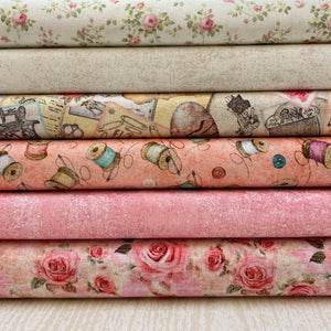Quilting Treasures, Sew Shabby Chic, Cotton Fabric Bundle