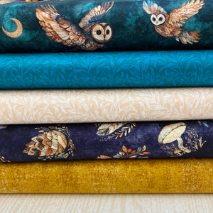 Quilting Treasures, Night Owls Cotton Fabric Bundle