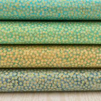 Northcott Fabrics Shimmer, Tiny Dots Lagoon Bundle Cotton Fabric