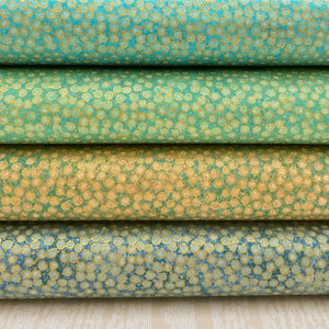 Northcott Fabrics Shimmer, Tiny Dots Lagoon Bundle Cotton Fabric