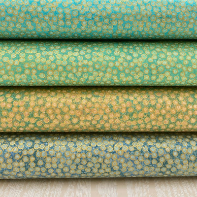 Northcott Fabrics Shimmer, Tiny Dots Lagoon Bundle Cotton Fabric