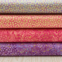 Northcott Fabrics Shimmer, Tiny Dots Pansy Bundle Cotton Fabric
