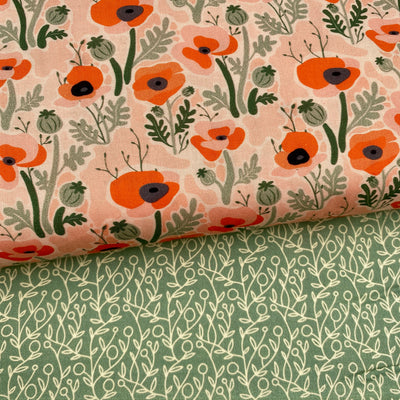 Savannah Rawson Poppy Cotton Fabric | The Craft Cotton Company