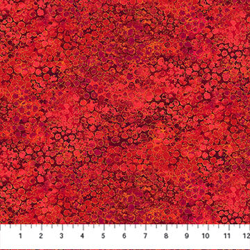 Northcott Shimmer River Rocks Tutti Frutti Cotton Fabric by Deborah Edwards