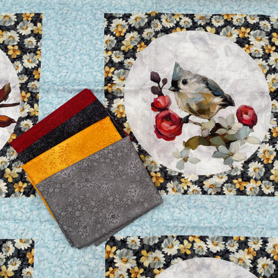 Chickadee Picture Quilting Panel