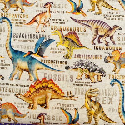 Micheal Miller, Dinosaur Land, Cotton Fabric
