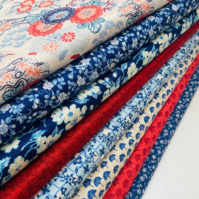 Liberty, Arthurs Garden Fabric Bundle, Quilting Cotton Fabric
