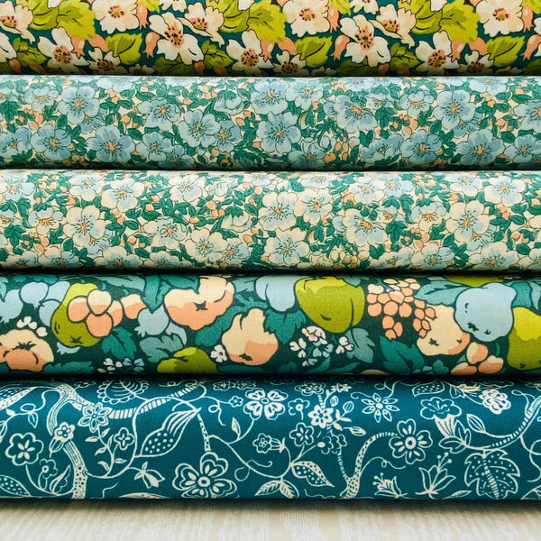 Liberty Quilting Cotton Fabric, Tree of Life, Orchard Harvest Fabric ...