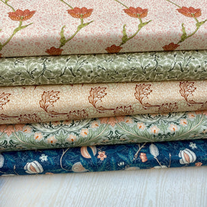 William Morris, Sweet Symphony Organic Cotton Fabric Bundle