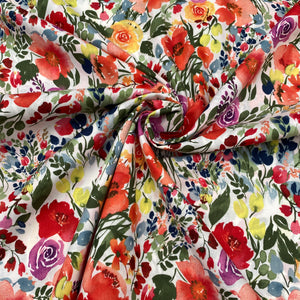 Peter Horton, Pima Cotton Lawn, Bright Floral