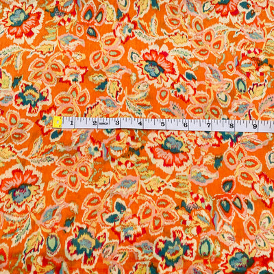 Peter Horton, Pima Cotton Lawn, 10019 Orange Floral