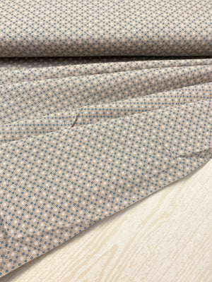 Cream Diamond Dots Polycotton