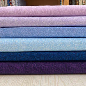 William Morris, Willow Bough Purples Cotton Fabric Bundle