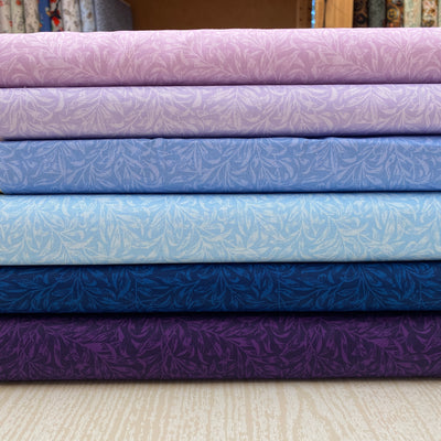 William Morris, Willow Bough Purples Cotton Fabric Bundle