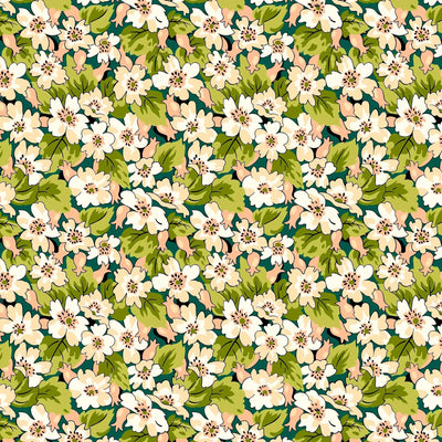 Liberty Quilting Cotton Fabric, Tree of Life, Somerset Hedgerow