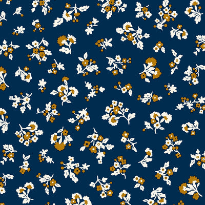 Liberty, Tumbling Blooms, Denim Florals, Quilting Cotton Fabric