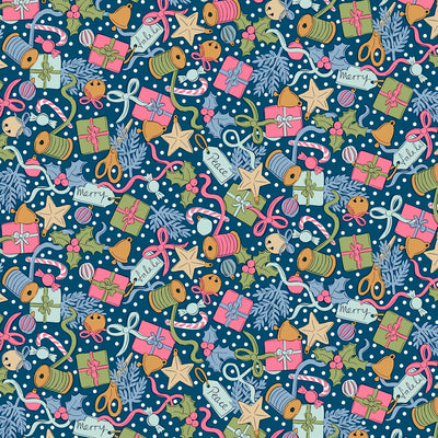 Liberty, Festive Greetings, Festive Gifting, Quilting Cotton Fabric