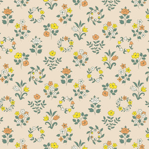 Liberty, Craft Garden, Mary's Embroidery, Quilting Cotton Fabric