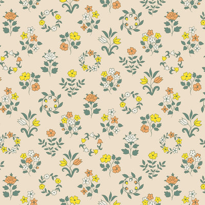 Liberty, Craft Garden, Mary's Embroidery, Quilting Cotton Fabric