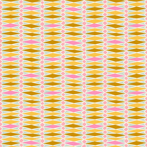 Liberty Summer Fair Fairground Stripe Yellow Quilting Cotton Fabric
