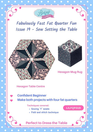 Living in Loveliness, Sew Setting the Table  Sewing Patterns