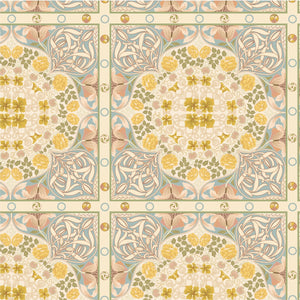 William Morris, Embroidered Cloth, Morris Muses, Organic Cotton Fabric