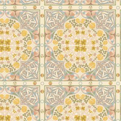 William Morris, Embroidered Cloth, Morris Muses, Organic Cotton Fabric