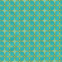 Robert Kaufman Star of Wonder Turquoise Cotton Fabric with Gold Stars