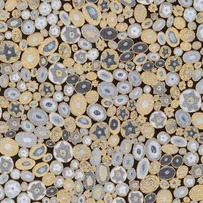 Robert Kaufman, Grey Gustav Klimt, Cotton Fabric
