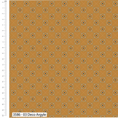 Craft Cotton Company, Deco Argyle, Tailors Flair Cotton Fabric