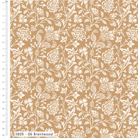 William Morris, Olive Orchard Brentwood, Organic Cotton Fabric