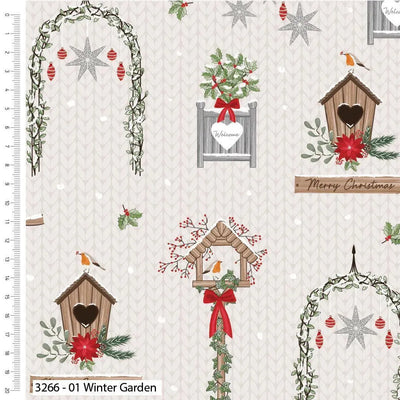 Craft Cotton Company, Winter Garden, Welcome Home Cotton Fabric