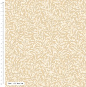 William Morris, Willow Bough Natural Cotton Fabric