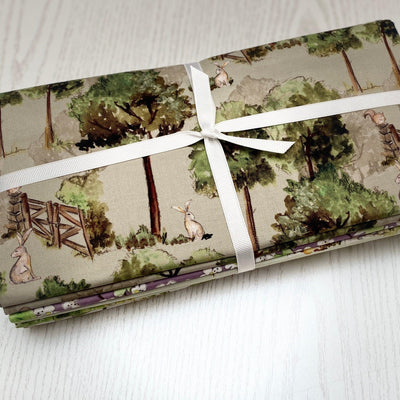 A Country Walk, Cotton Fabrics - Sunnyside Fabrics UK - woodland, woodland animals - {{product.type}} - sunnysidefabricsuk.com